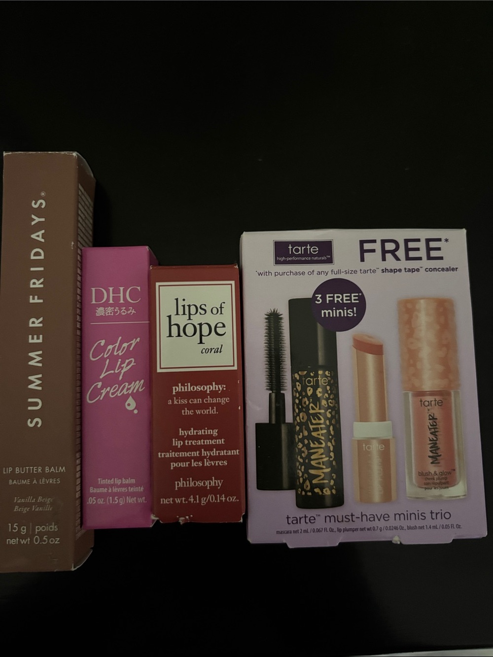 Assorted lip products